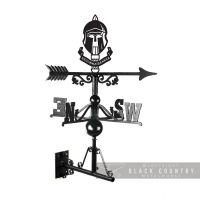 The Special Reconnaissance Regiment Weathervane Finish in a Black Finish
