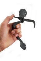 Thumb gate door latch scale view