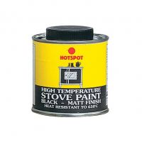 Tin of Black Heat Resistant Paint - 200ml
