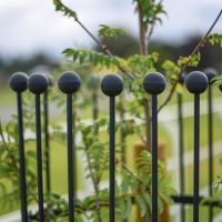Close-Up of "Titan" Tree Guard - Black
