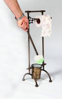 Hawkstone hall Toilet roll holder & Toilet brush holder