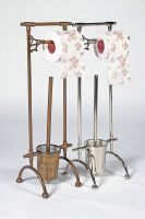 Hawkstone hall Toilet roll holder & Toilet brush holder