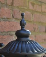Close Up Of The Finial On The Cropley Wall Lantern