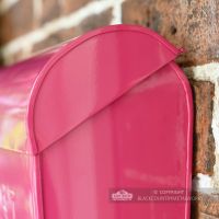 Close-up of the Lid on the Top of the Post Box