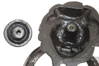 Traditional Black Iron Lion Door Knocker