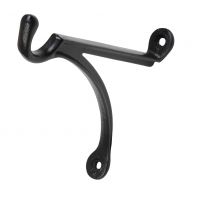 Traditional Black Iron Simplistic Design Hanging Basket Bracket