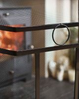 Close-Up of Traditional Enclosed Spark Guard