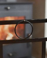 Close-Up of Looped Handle for Traditional Enclosed Spark Guard