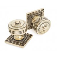 Traditional Georgian Polished Brass Door Knobs