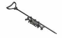 Traditional Iron Antique Black Gothic Style Door Bell Pull