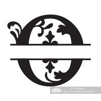 Letter O Personalised Monogram Name Sign