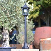 Traditional Tall Pillar Light in Situ