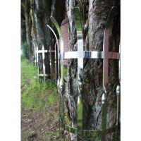 “Kratos” contemporary stainless steel tree guards
