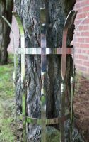 “Kratos” contemporary stainless steel tree guards