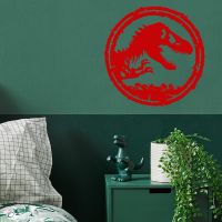 T-Rex Wall Art on a Green Wall
