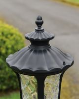 Close up of Tiered Black Finials