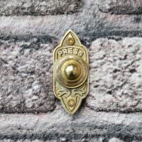 Polished Brass Doorbell in Situ 