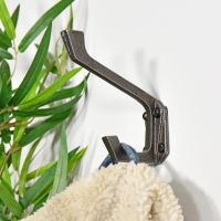 Art Deco Coat Hook in Situ