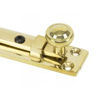 4" Universal Straight Bolt Polished Bronze 
