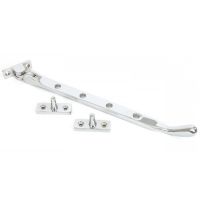Polished Chrome Peardrop Window Stay 10" 