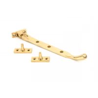 Polished Brass Peardrop Window Stay 8"