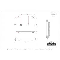 Cast Iron Rim Lock Dimensions 