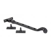 Antique Black Scrolled Stay 9"