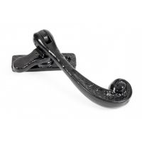 Scrolled Antique Black Window Fastener 