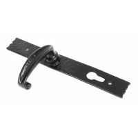 Farmhouse Lever Espagnolette Lock Set Antique Black