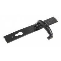 Farmhouse Lever Espagnolette Lock Set Antique Black