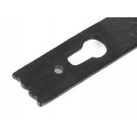Farmhouse Lever Espagnolette Lock Set Antique Black Key Hole