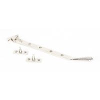 Polished Nickel Reeded Window Stay 10"