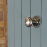 Antique Pewter Door Handle 