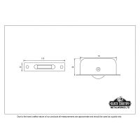  Sash Pulley - 75KG Dimensions 