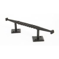 Plaited Rope Iron Pull Handle Beeswax