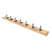 Stable Coat Rack on Aged Timber 