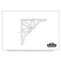 Flower Shelf Bracket - Dimensions 