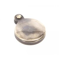 Antique Brass Round Escutcheon with Cover 