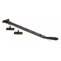 Aged Bronze Reeded Window Stay 12"