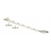 Polished Nickel Reeded Window Stay 12"