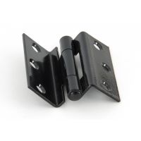 A Pair of Stormproof Hinges in Three Finishes