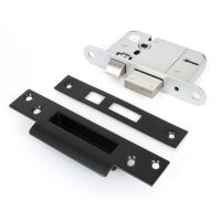 British Standard 5 Lever Sashlock - Black 2.5" Bolt Locked 