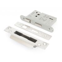 Satin Stainless Steel 5 Lever Heavy Duty BS Sash Lock - 3"