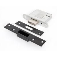 British Standard 5 Lever Deadlock - Keyed Alike - Black 3"