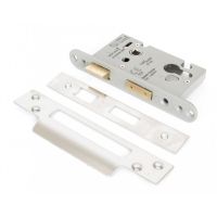 Satin Stainless Steel Euro Profile Sash Lock - 2" Main View