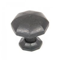 Steel Beeswax Octagonal Cabinet Knob - 32mm