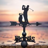 Weathervane with Golfer Motif 