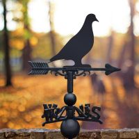 Pigeon Weathervane in Woodland 