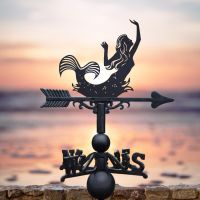 Mermaid Weathervane in Situ