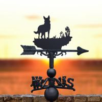German Shephard Weathervane in Situ